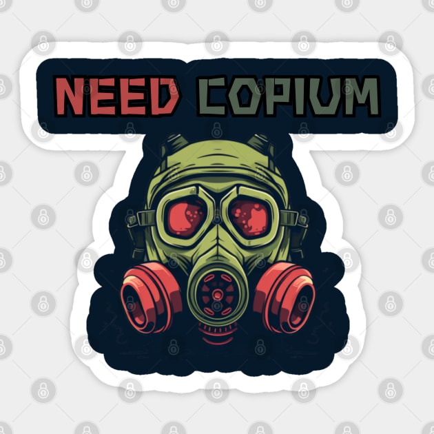 Need Copium, Twitch emote, slang Sticker by Pattyld